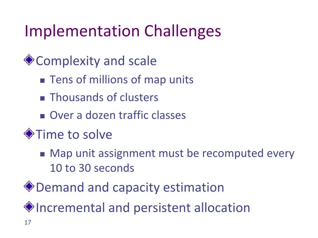 implementation challenges