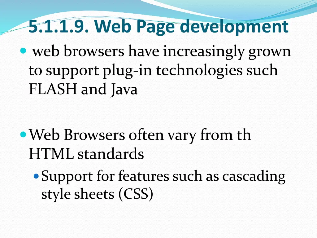 5 1 1 9 web page development