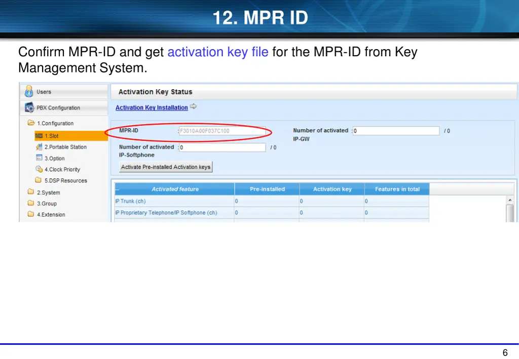 12 mpr id