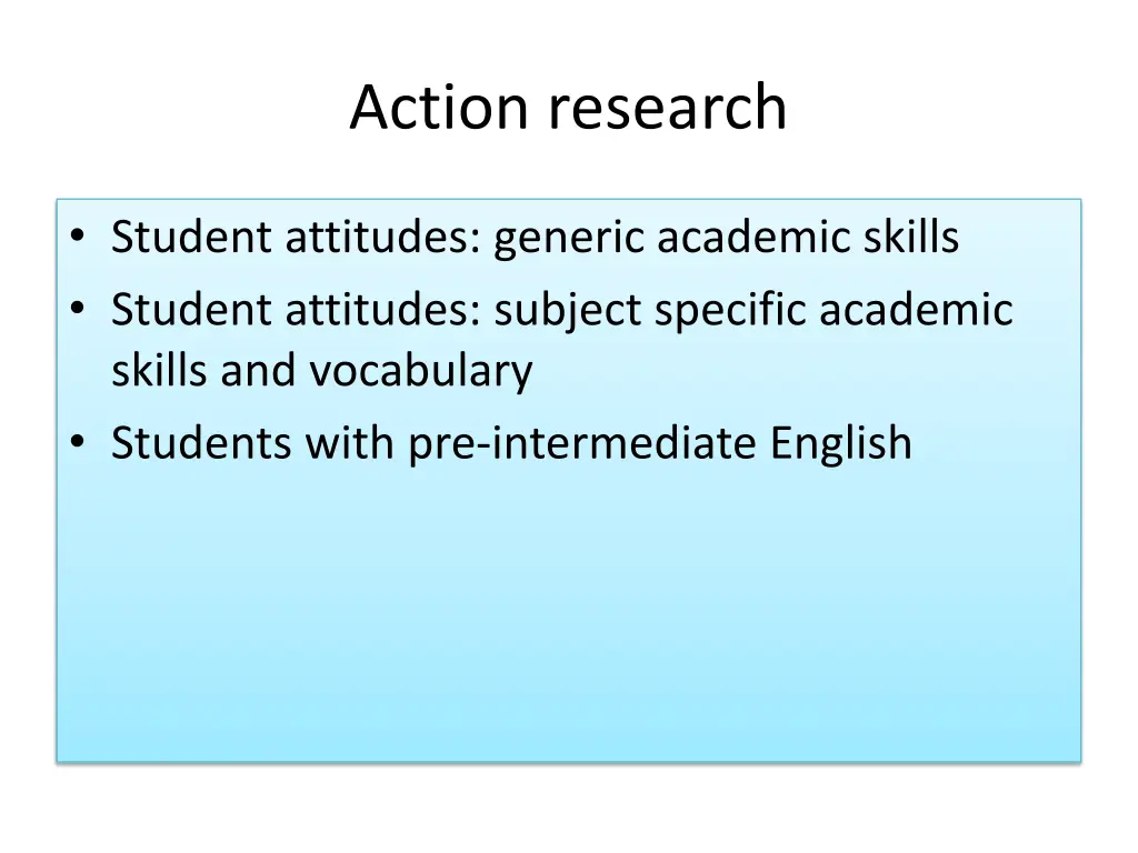 action research