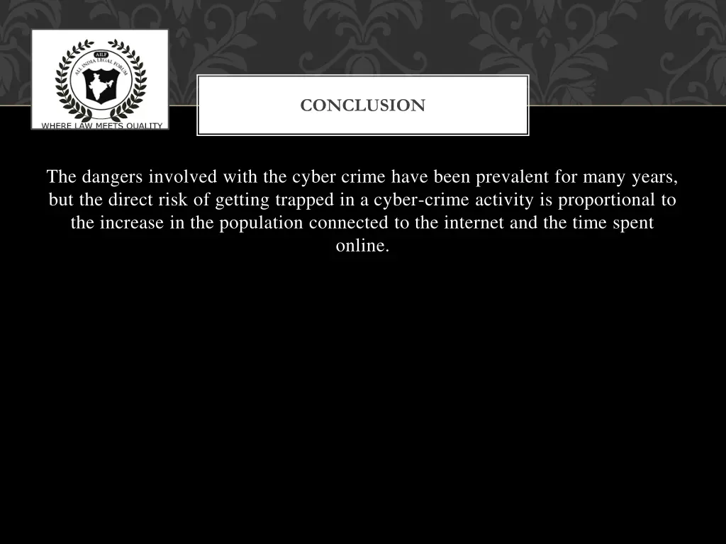 conclusion