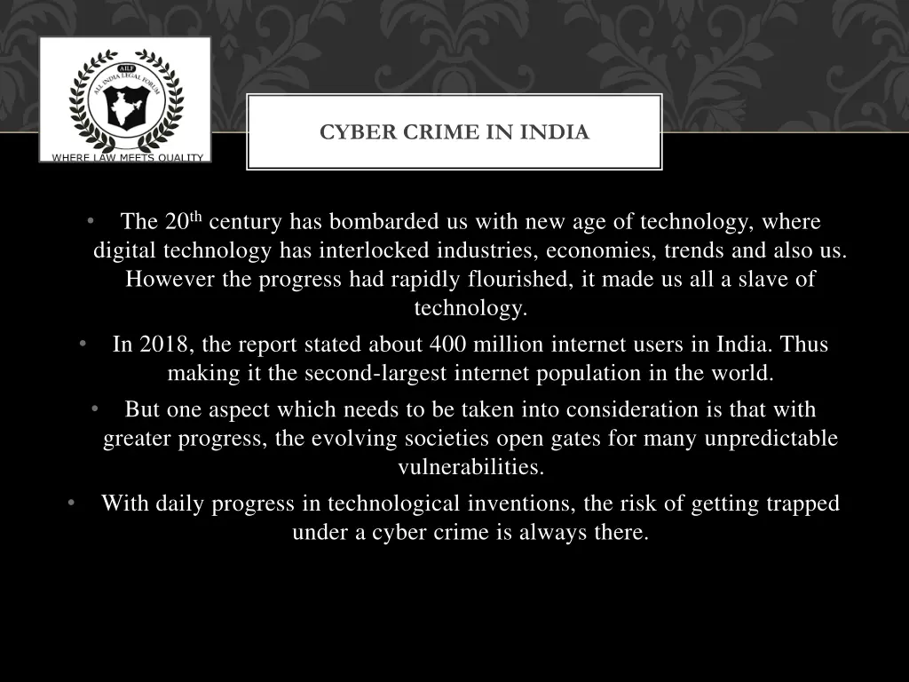cyber crime in india