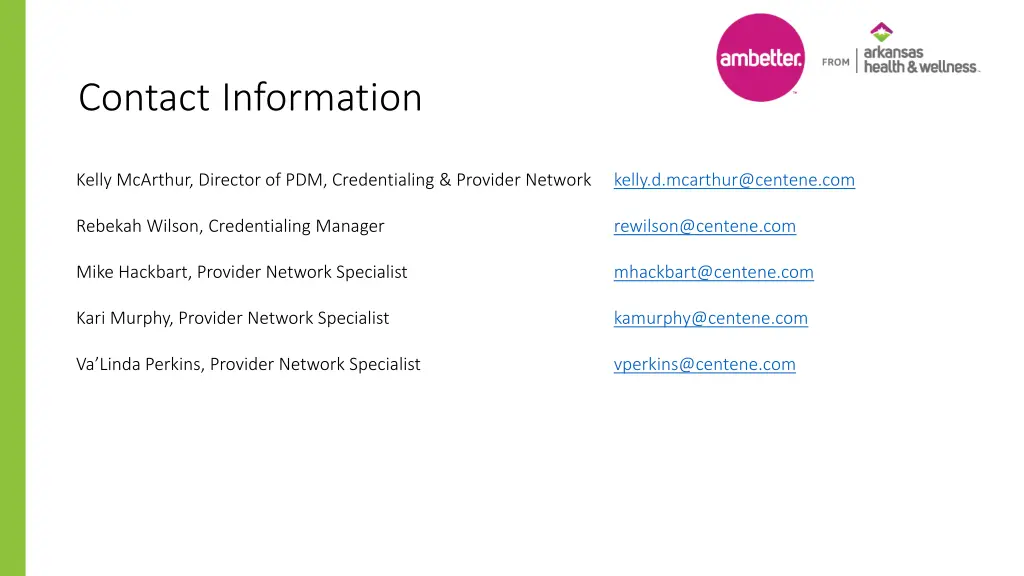contact information 1