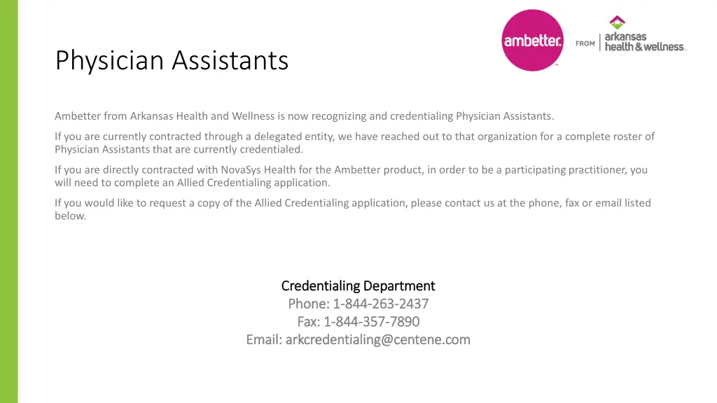 physician assistants