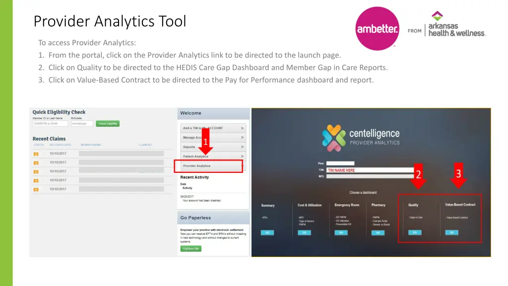 provider analytics tool 1