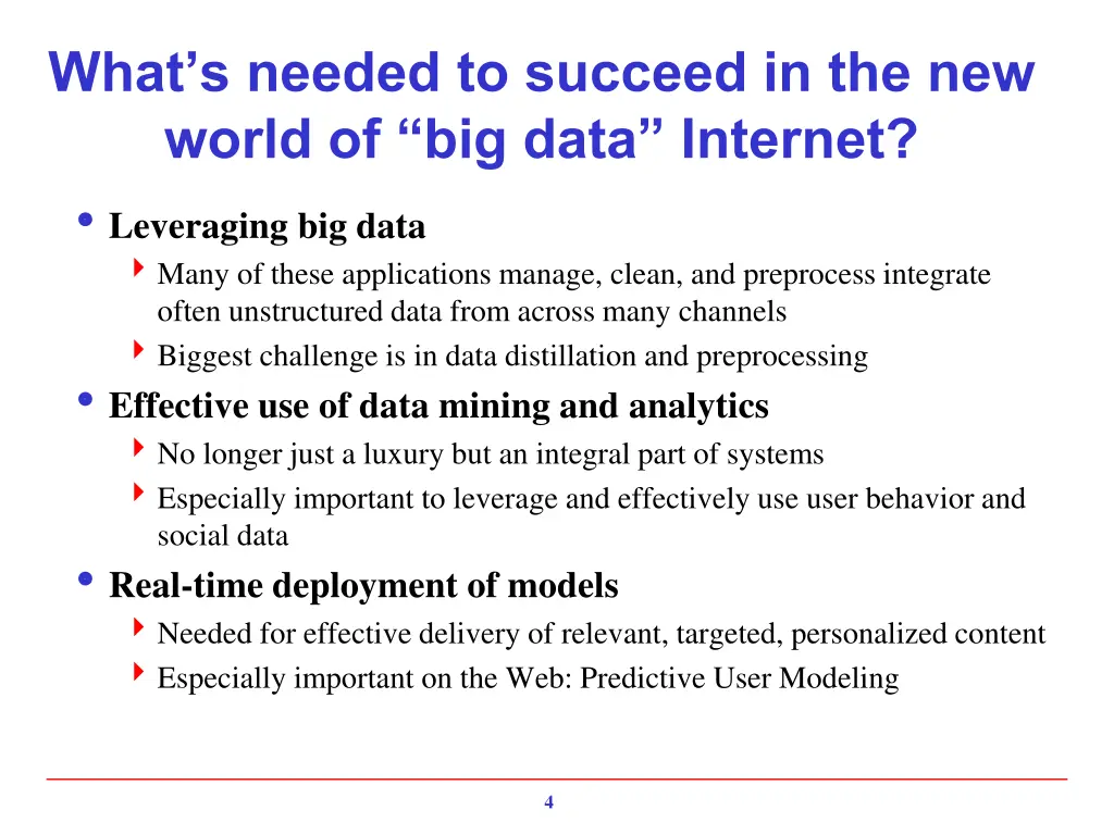what s needed to succeed in the new world