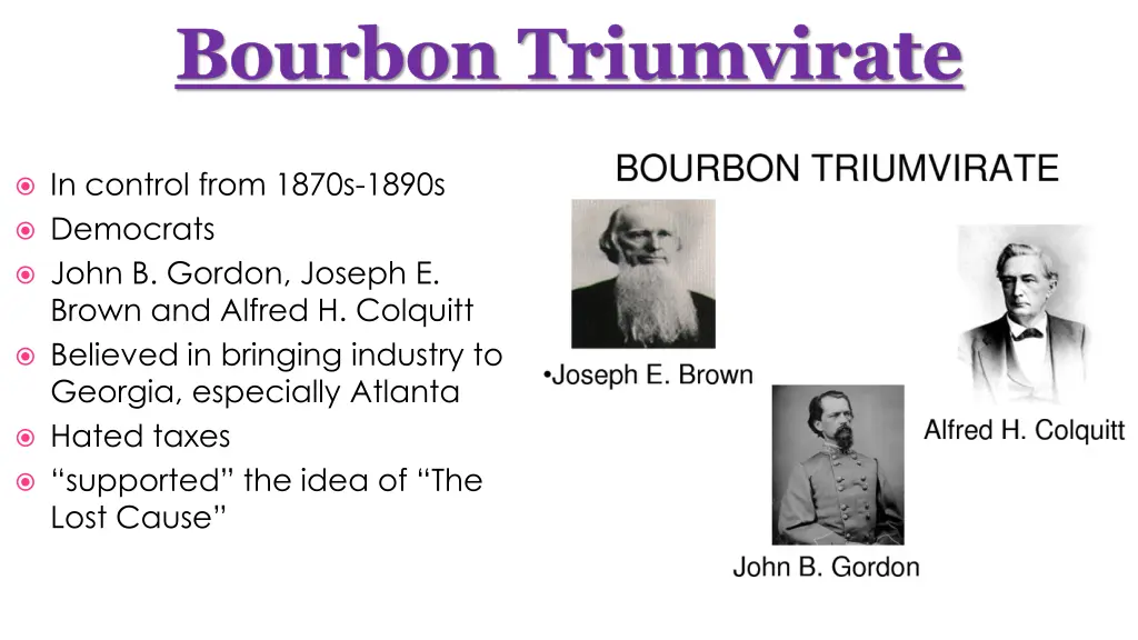 bourbon triumvirate 4