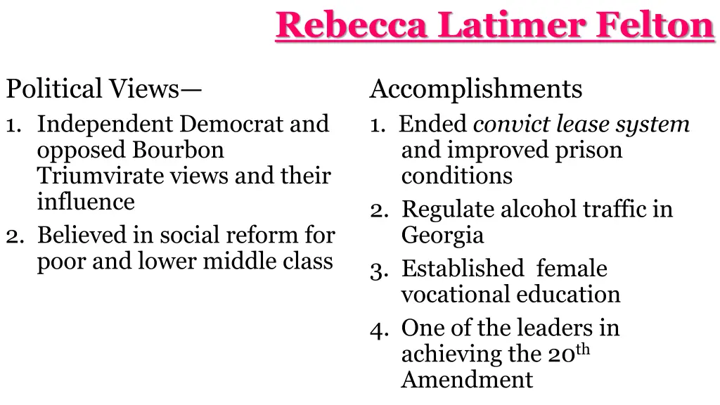 rebecca latimer felton 1
