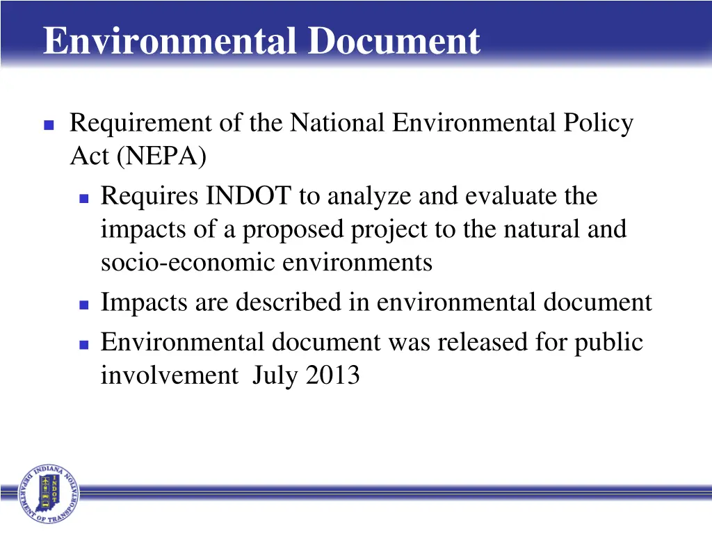 environmental document