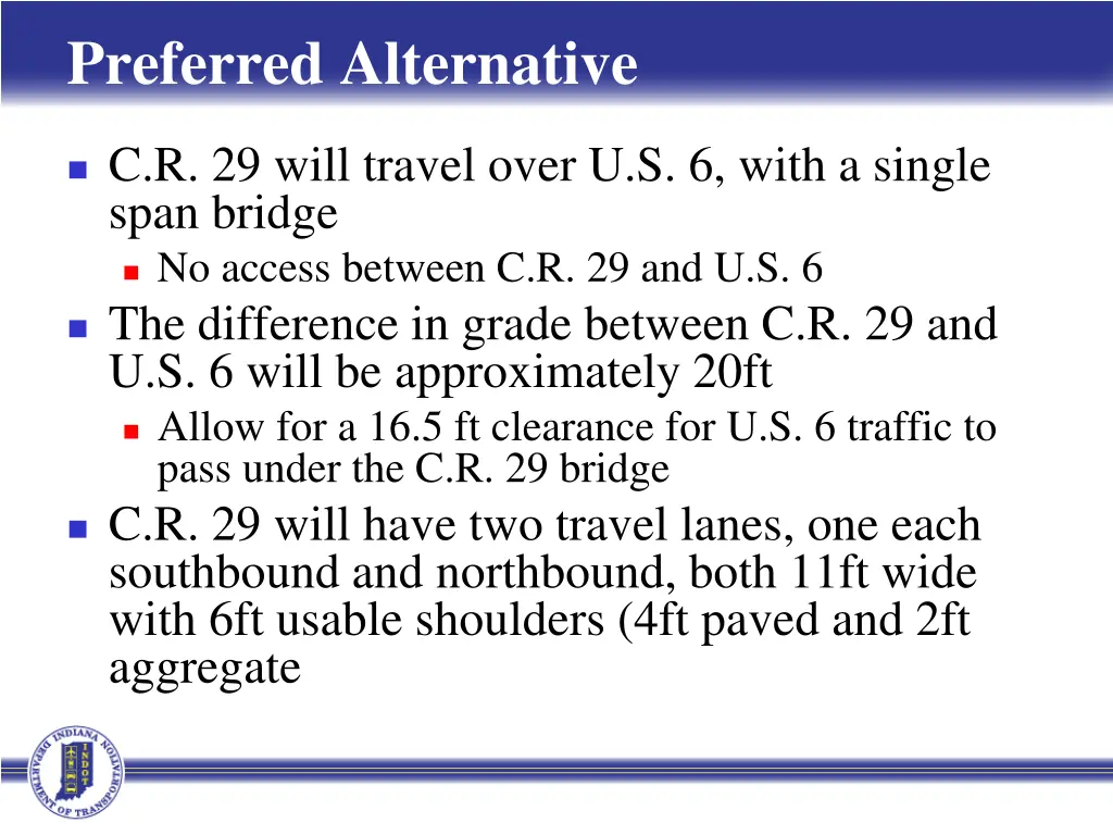 preferred alternative 2