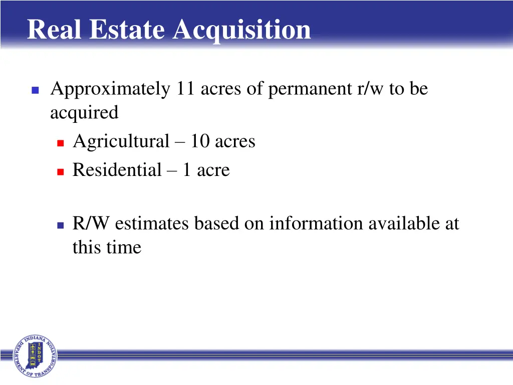 real estate acquisition