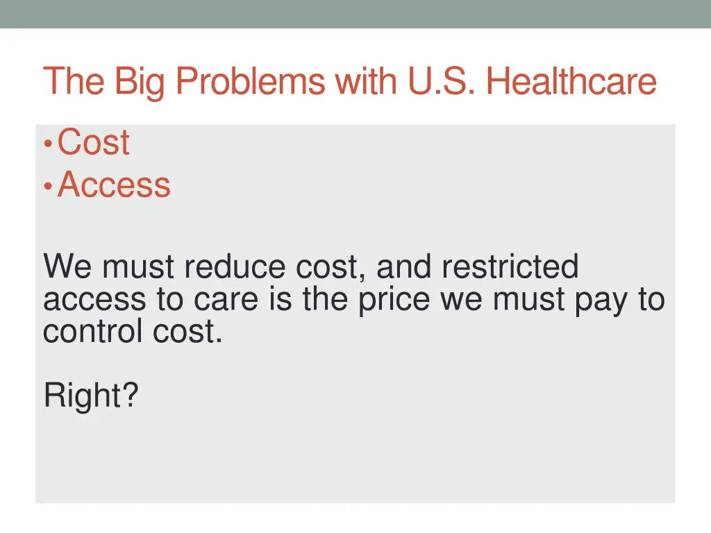 the big problems with u s healthcare