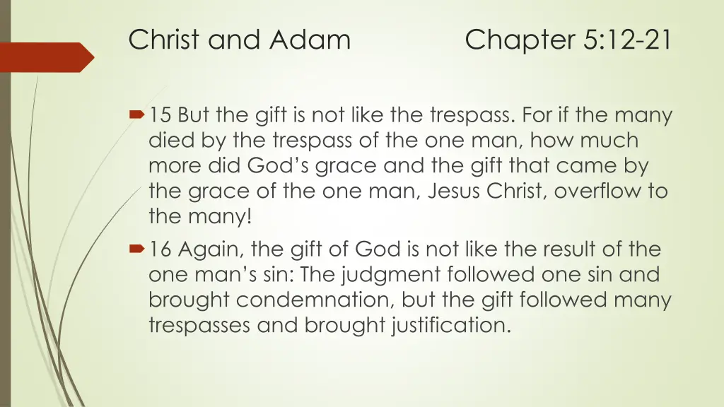 christ and adam chapter 5 12 21 1