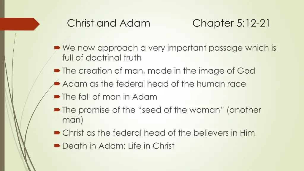 christ and adam chapter 5 12 21 4