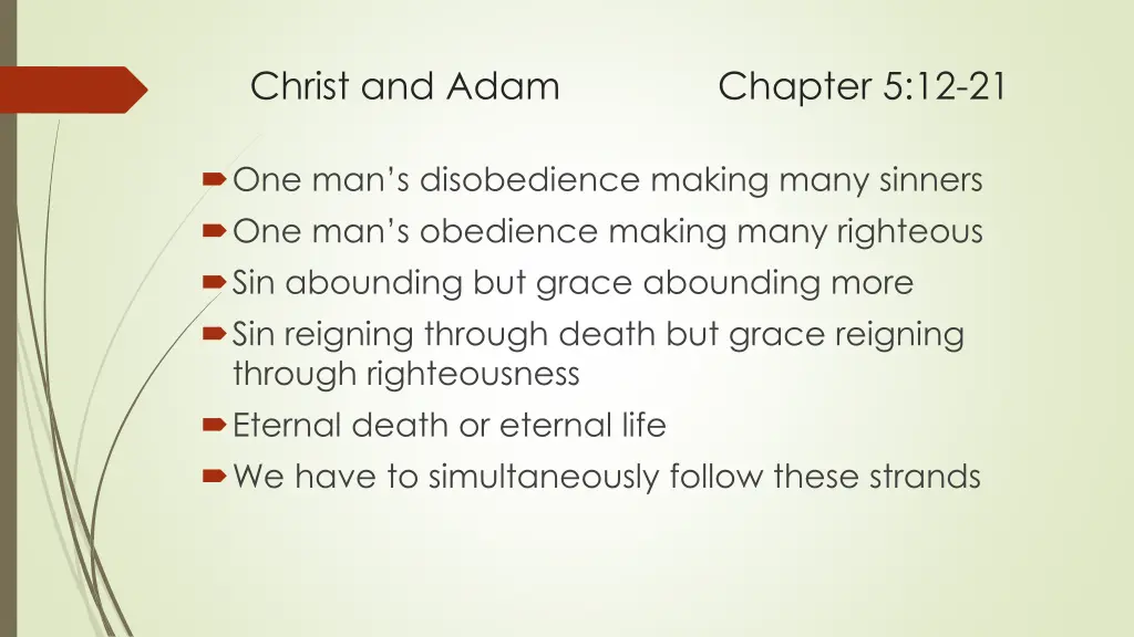 christ and adam chapter 5 12 21 7