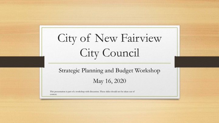 city of new fairview city council