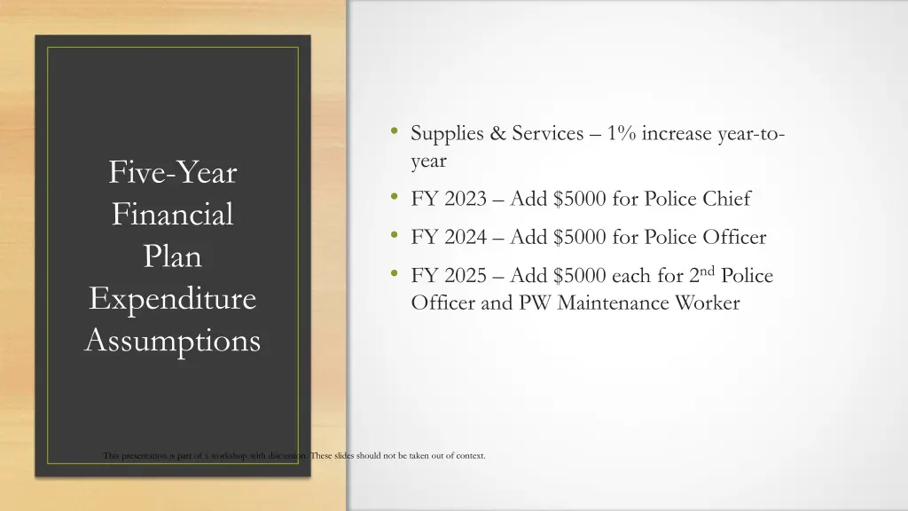 supplies services 1 increase year to year fy 2023