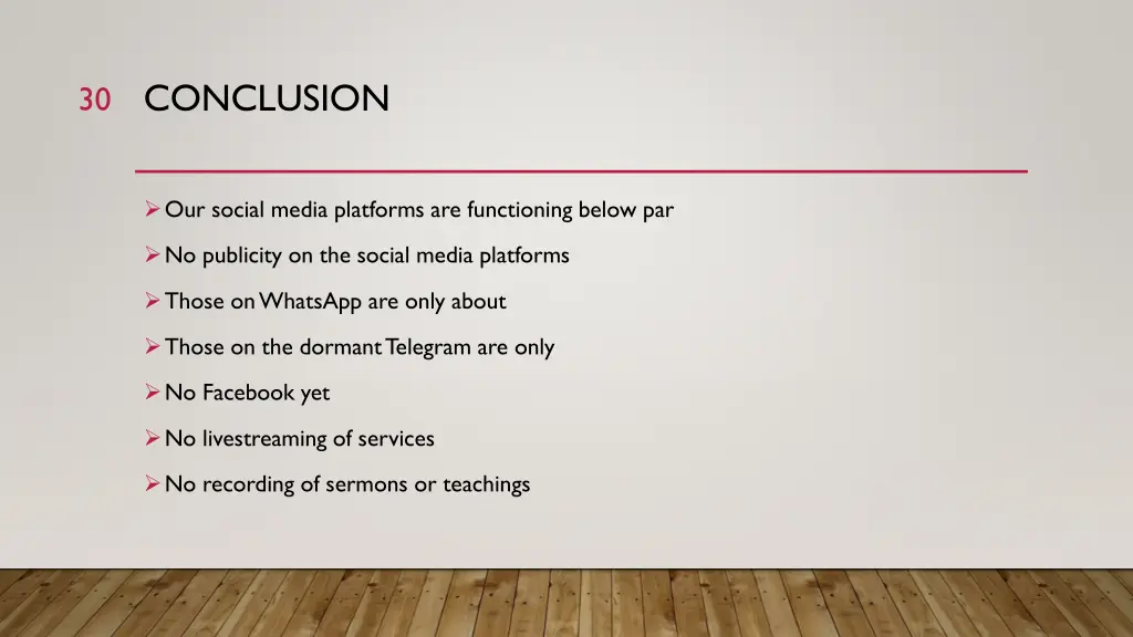 conclusion