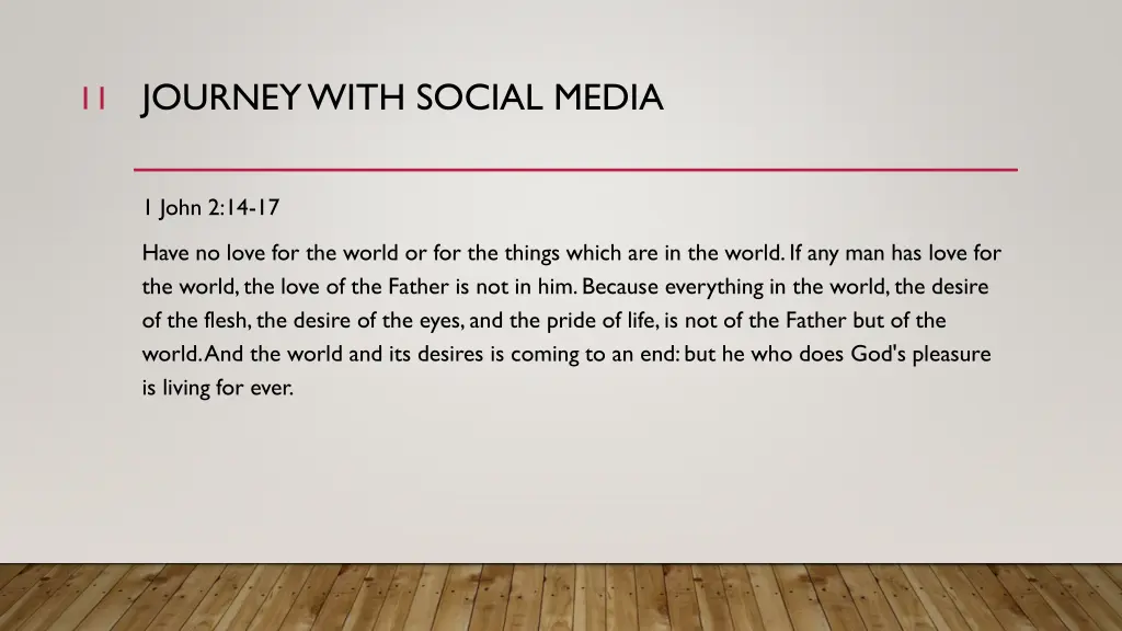 journey with social media