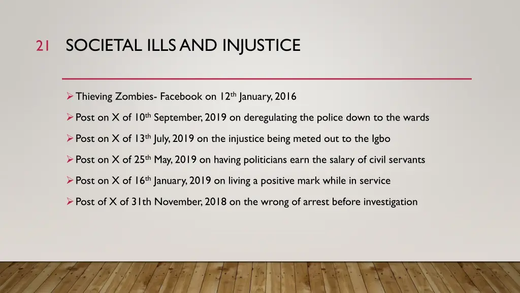 societal ills and injustice 1