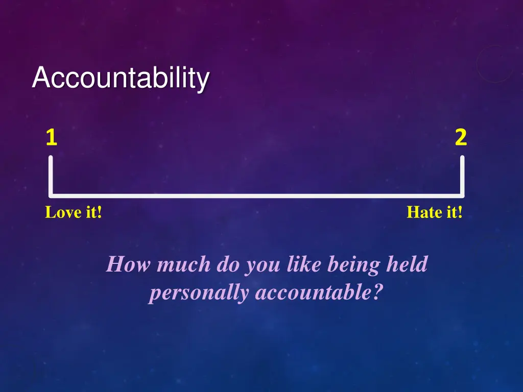 accountability