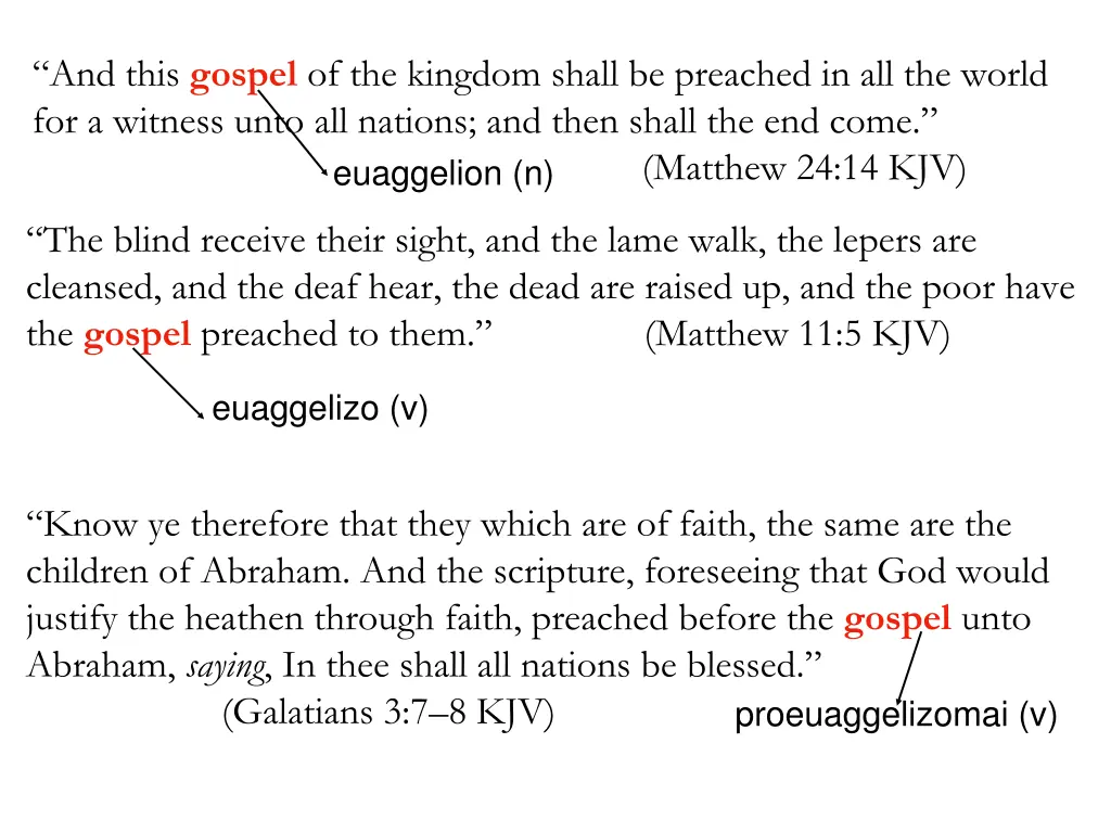 and this gospel of the kingdom shall be preached