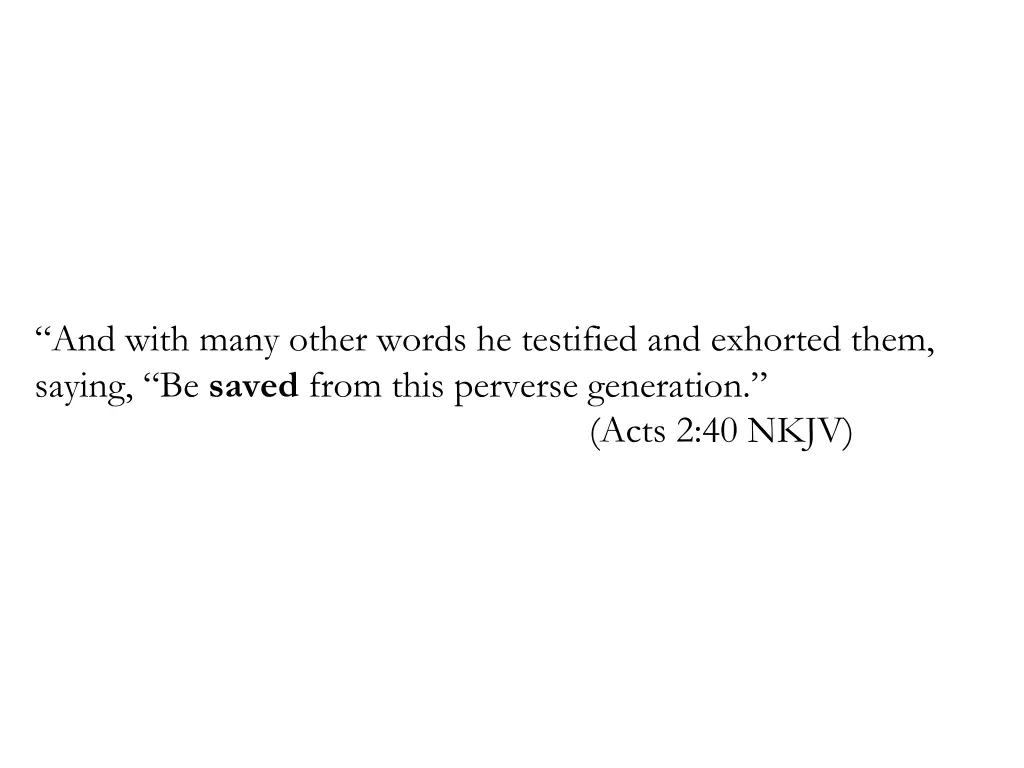 and with many other words he testified