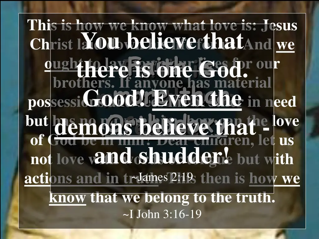 this is how we know what love is jesus christ