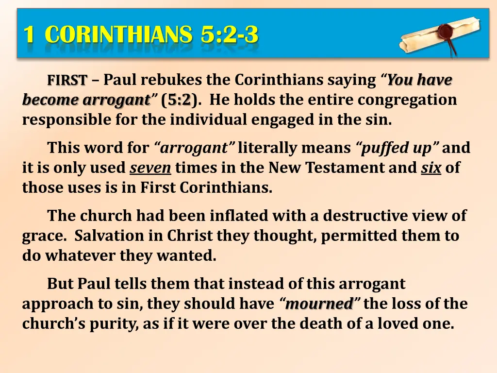 1 corinthians 5 2 3 2