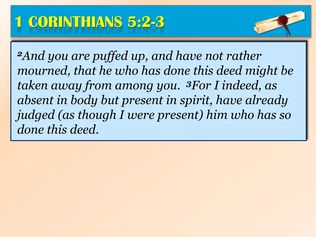 1 corinthians 5 2 3