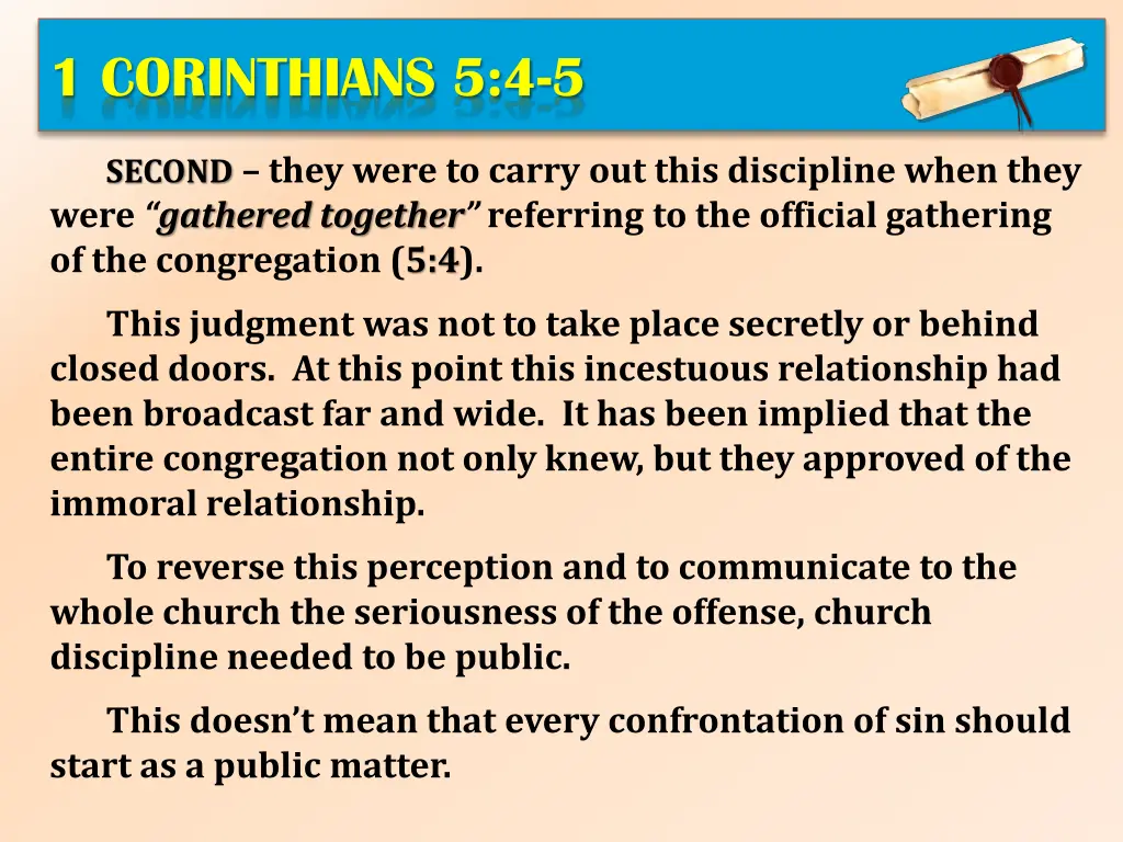 1 corinthians 5 4 5 3