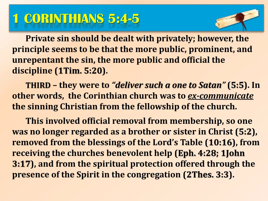 1 corinthians 5 4 5 4