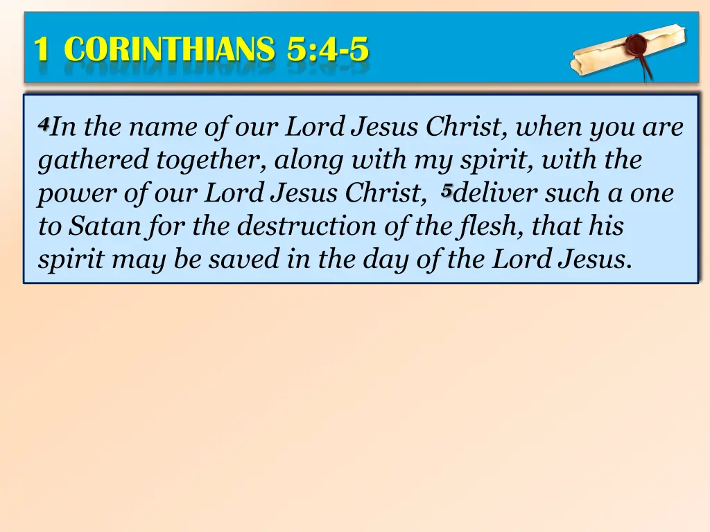 1 corinthians 5 4 5