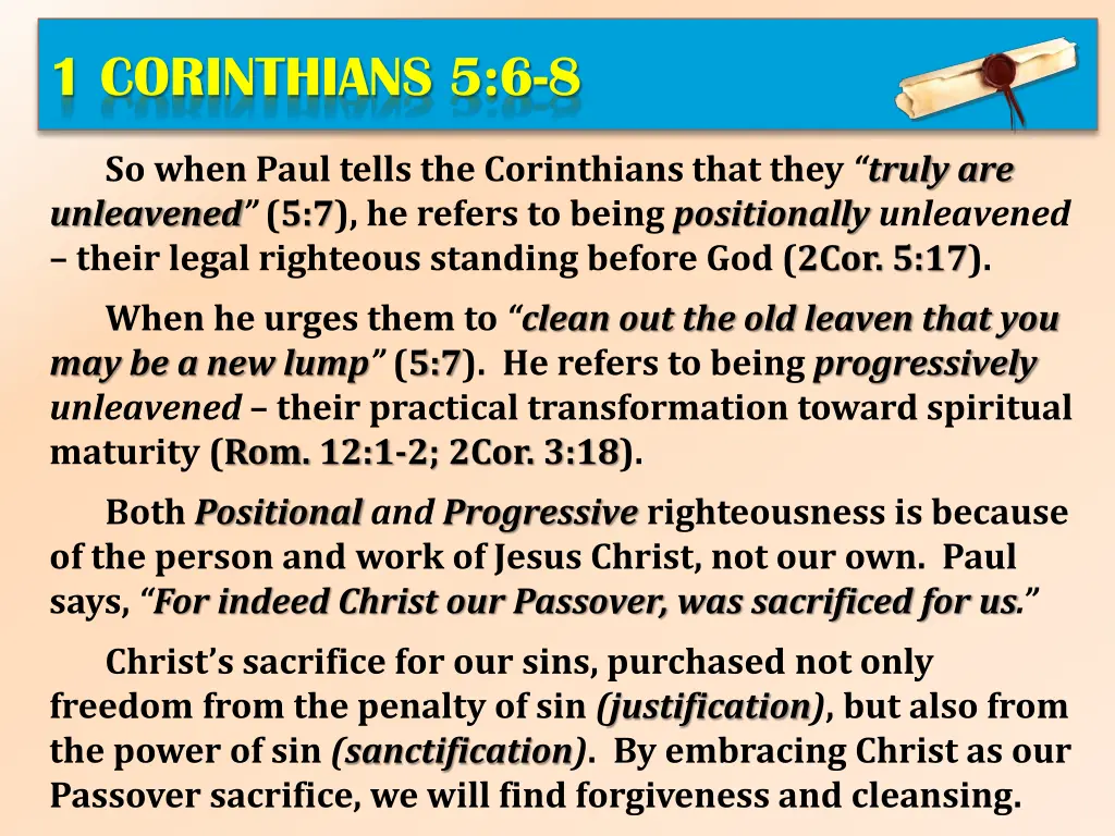 1 corinthians 5 6 8 3