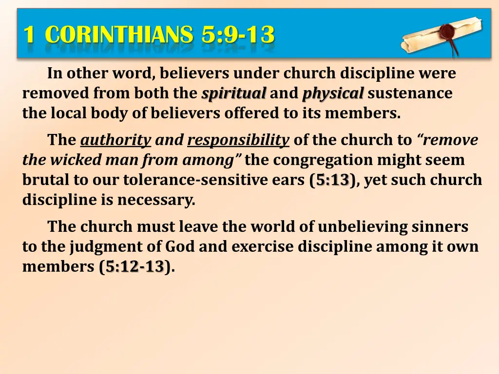 1 corinthians 5 9 13 4