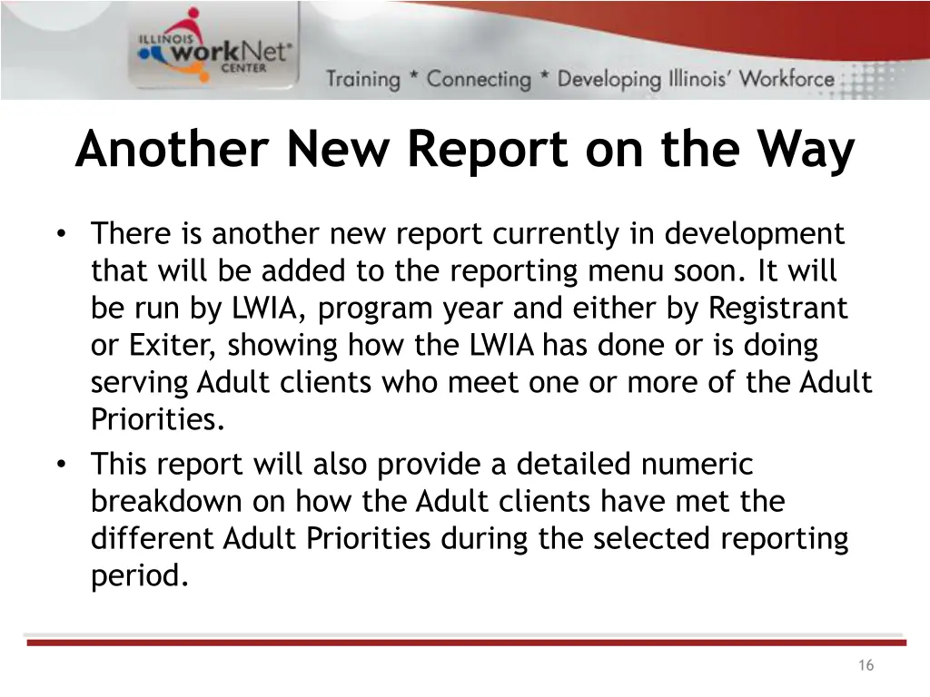 another new report on the way