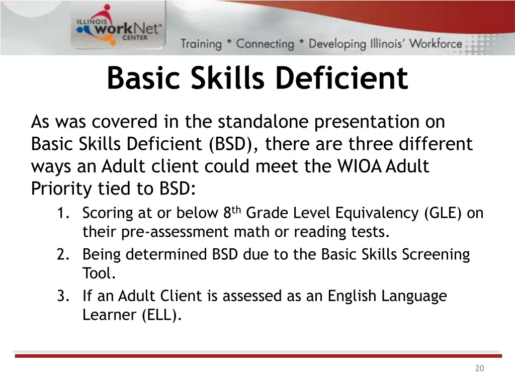 basic skills deficient 1