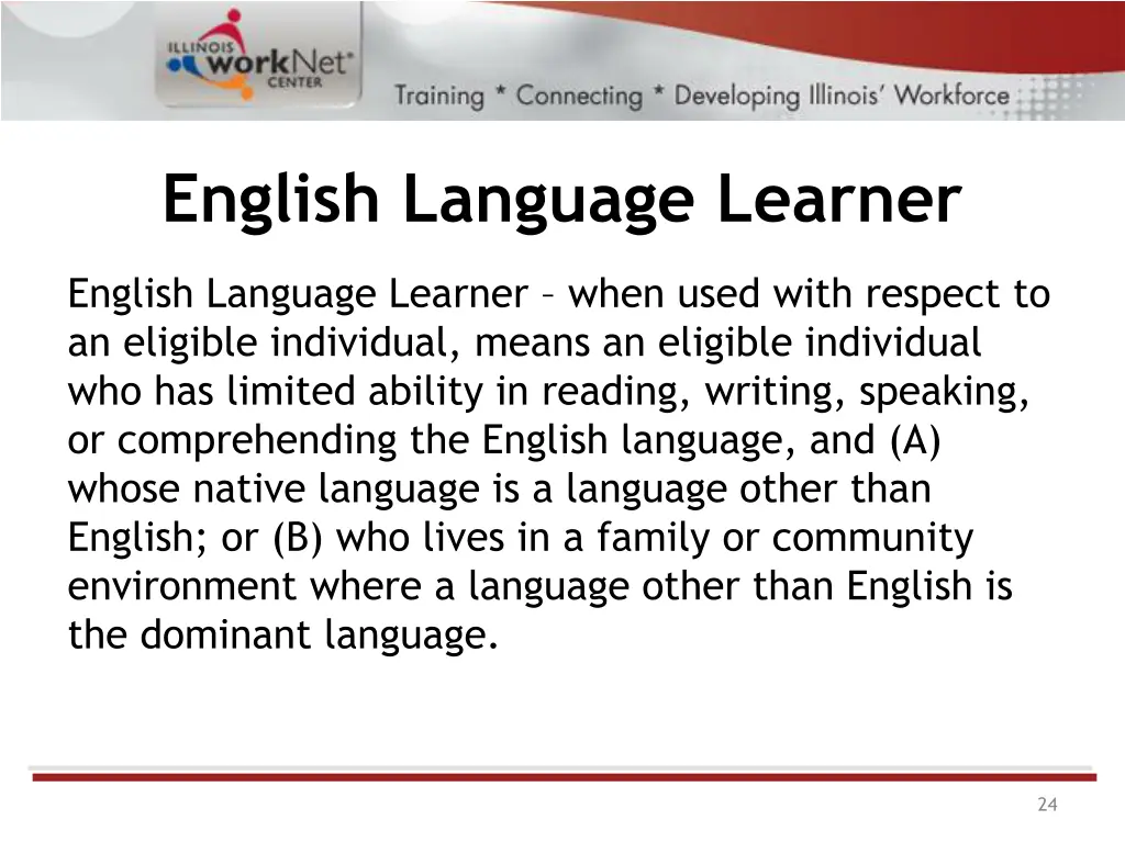 english language learner
