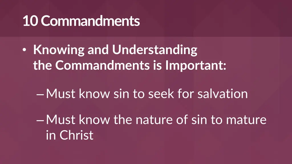 10 commandments 1