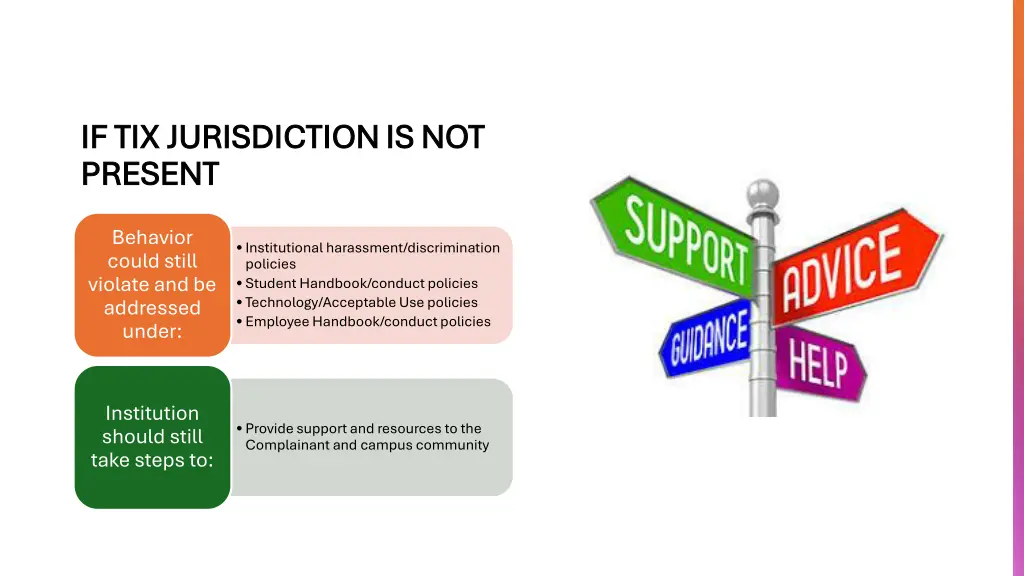if tix jurisdiction is not if tix jurisdiction