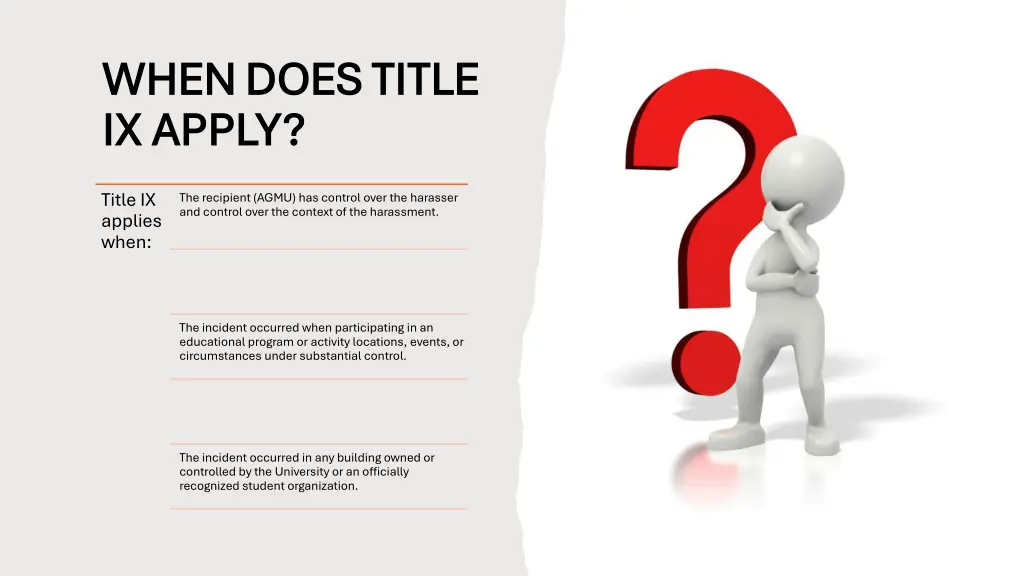 when does title when does title ix apply ix apply