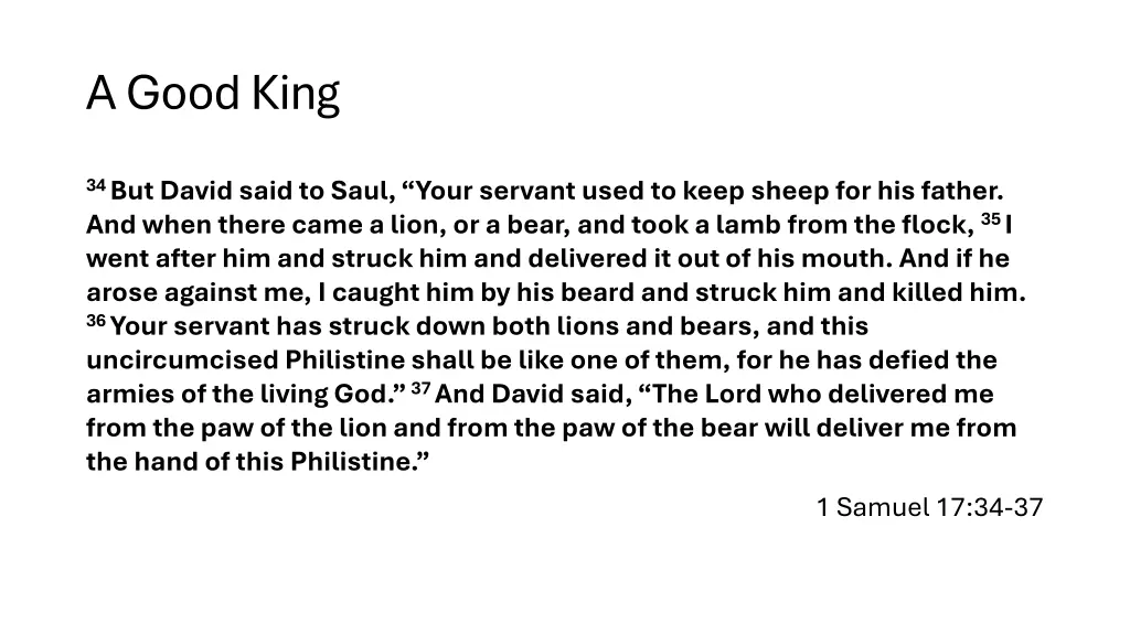 a good king 2