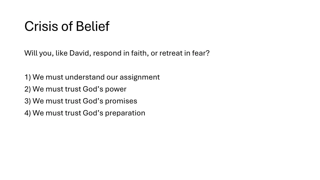 crisis of belief 4