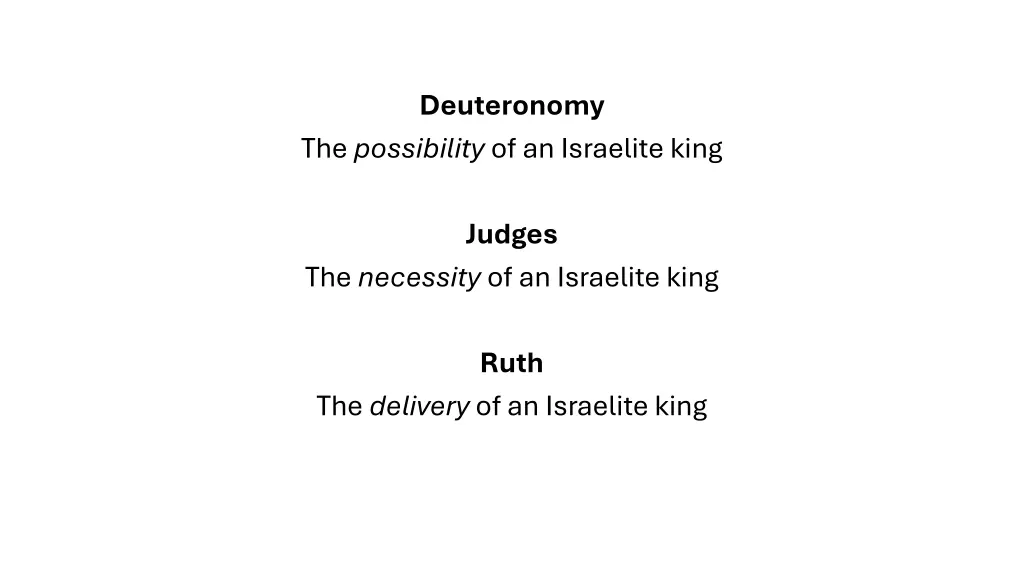 deuteronomy