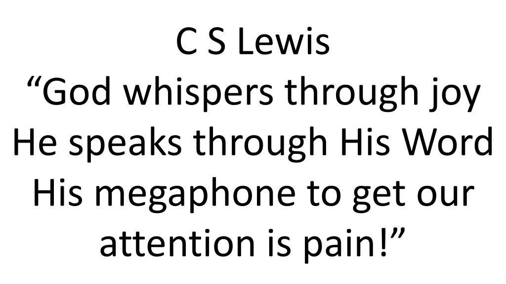 c s lewis