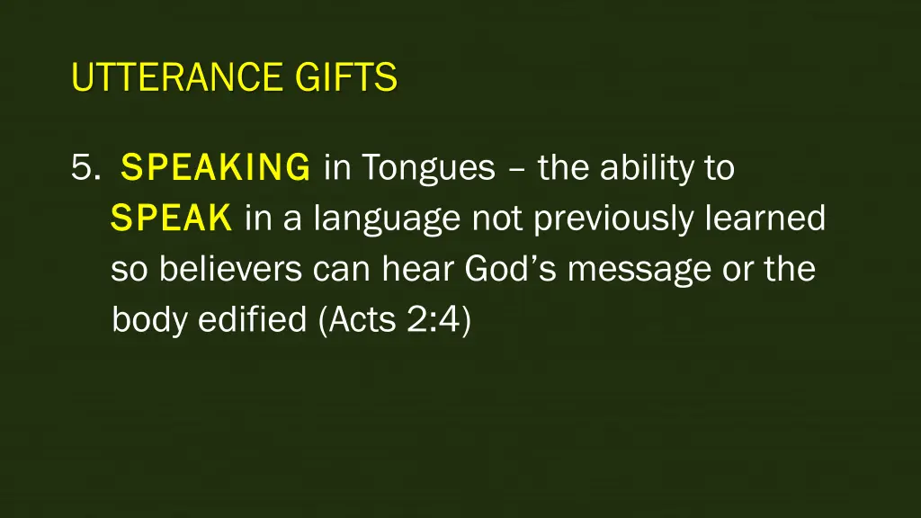 utterance gifts 1