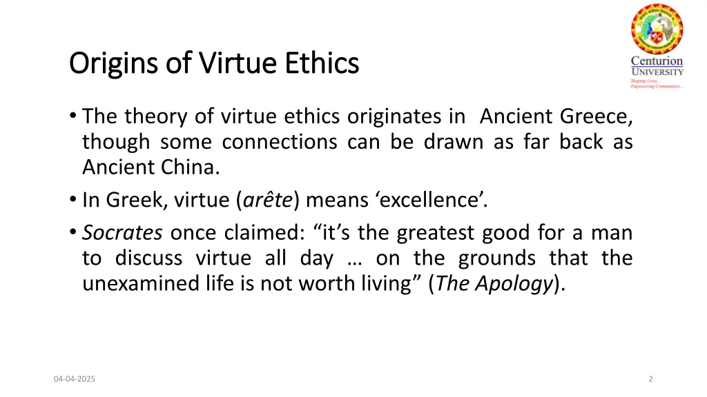 origins of virtue ethics origins of virtue ethics