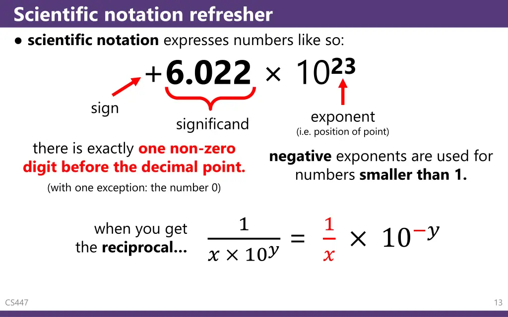 scientific notation refresher scientific notation