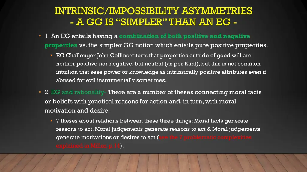 intrinsic impossibility asymmetries 1