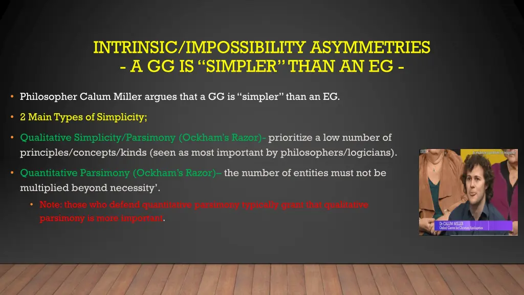 intrinsic impossibility asymmetries
